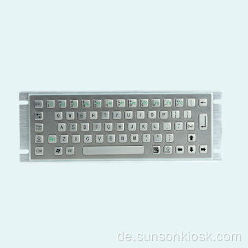 Robuste Tastatur und Touchpad aus Metall